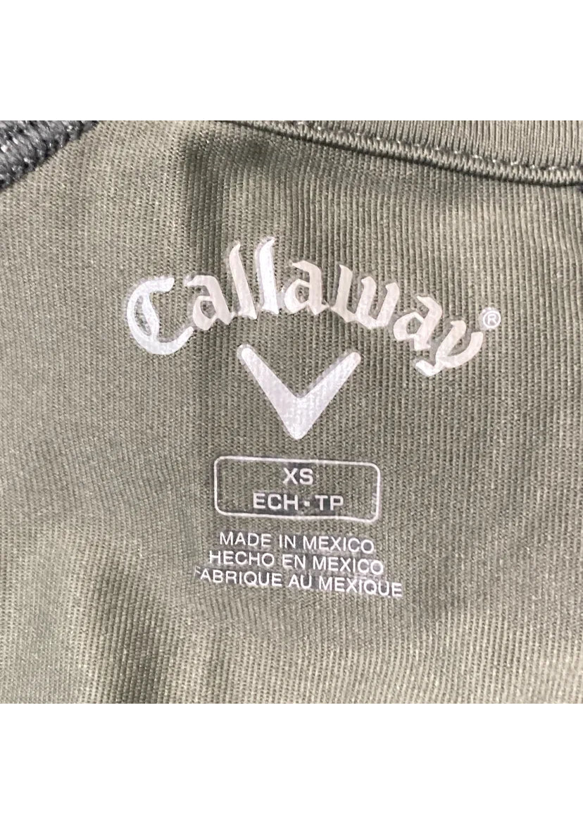 Callaway Olivgrön HalfZip (XXS)