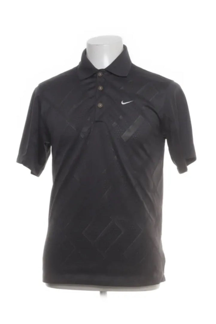 Nike Svart Piké med detaljer (S)