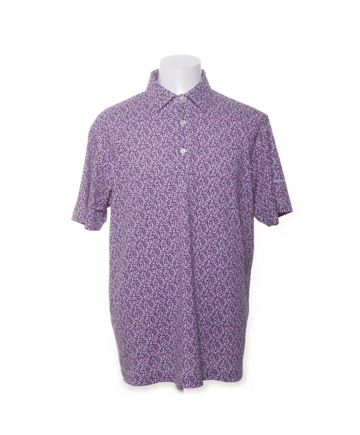 FootJoy Lila/Rosa mönster Piké (XL/XXL)