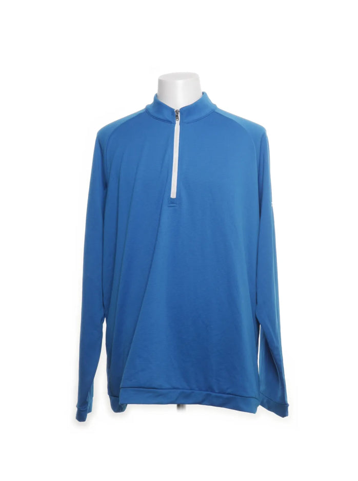 Adidas Blå Halfzip (XXL)