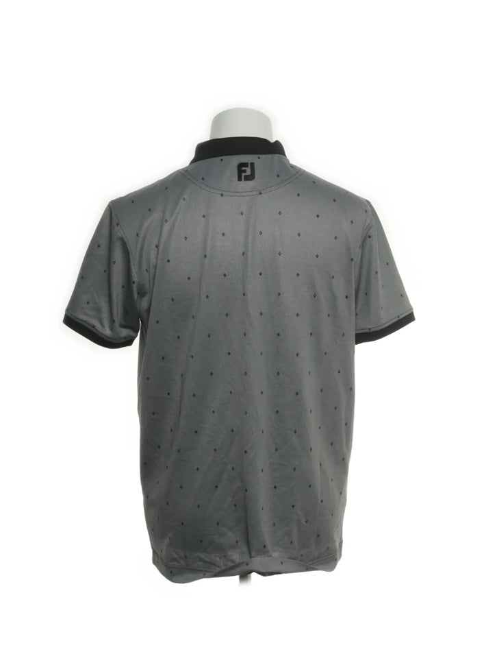 FootJoy Grå Piké med svarta detaljer (M/L)