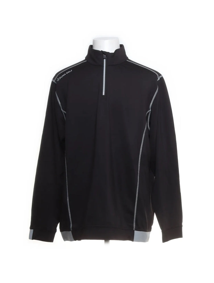 Puma Svart Halfzip (L)