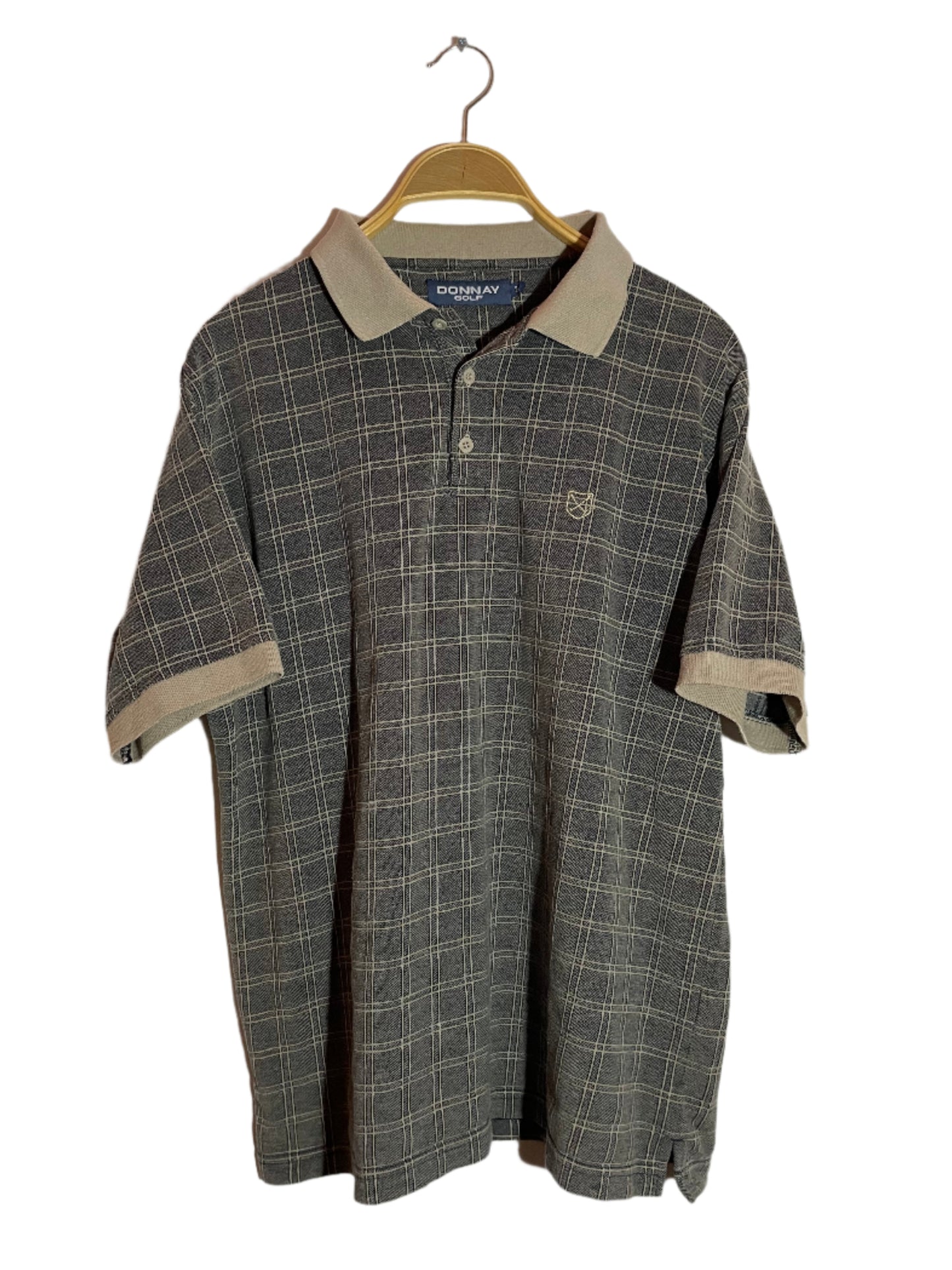 Donnay Vintage Olivgrön/Grå Piké (M/L)