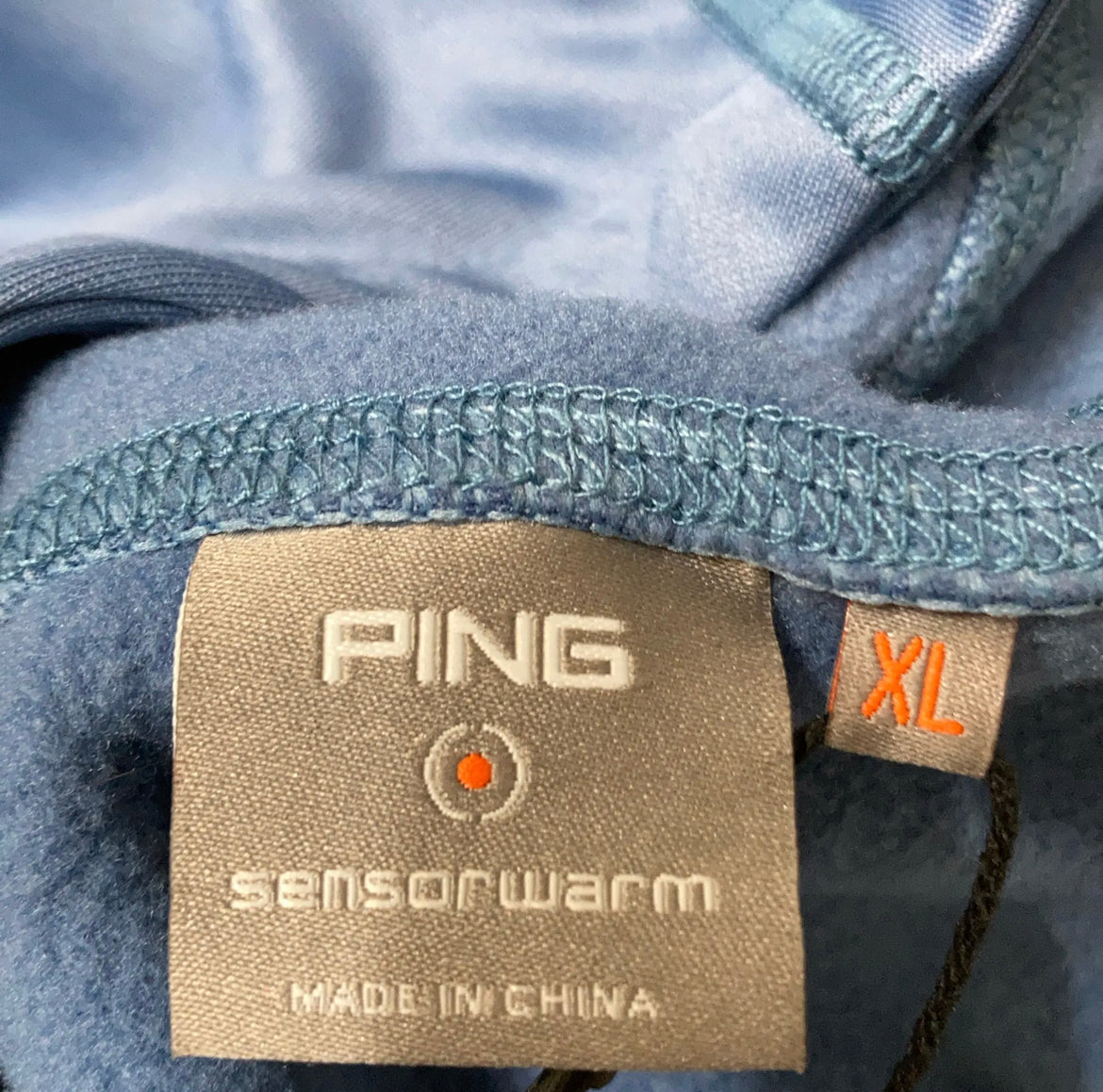 Ping Blå Hoodie (M/L)