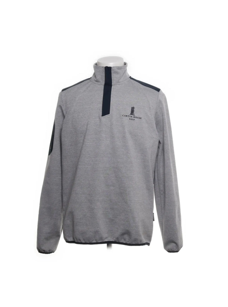 Abacus Grå/Svart Halfzip (M)