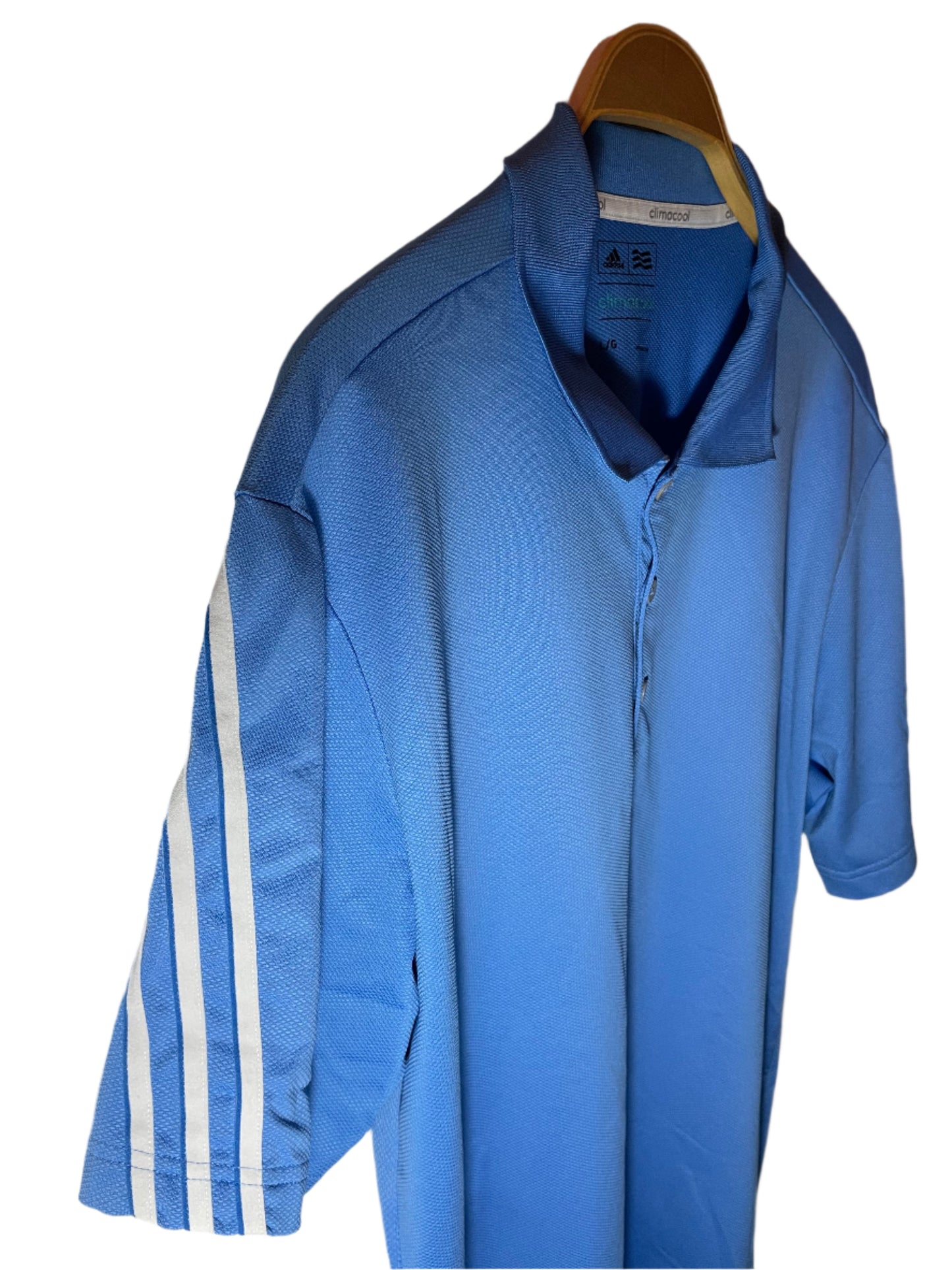 Adidas Blå Piké (XL/XXL)