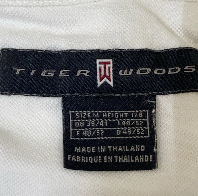 Nike Tiger Woods Vit Piké (L)