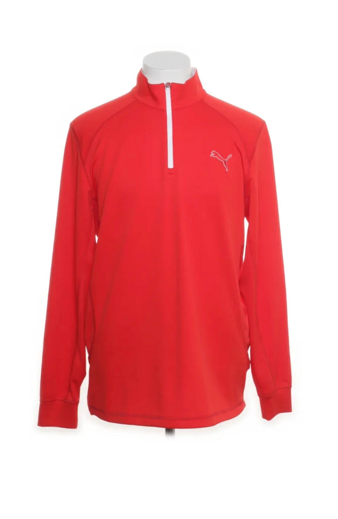 Puma Röd Halfzip Tröja (XL/XXL)