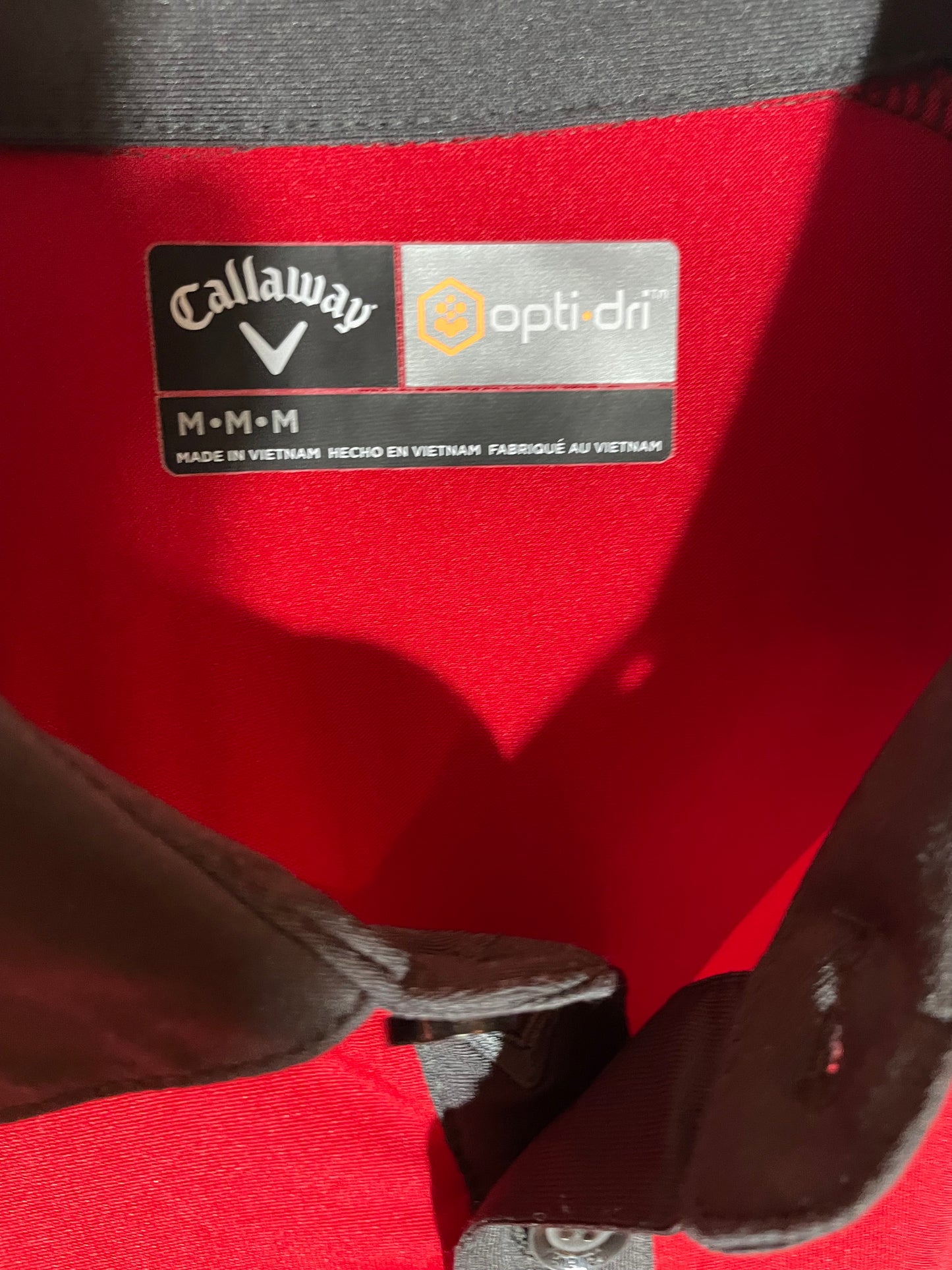 Callaway Röd/Svart Piké (L/XL)