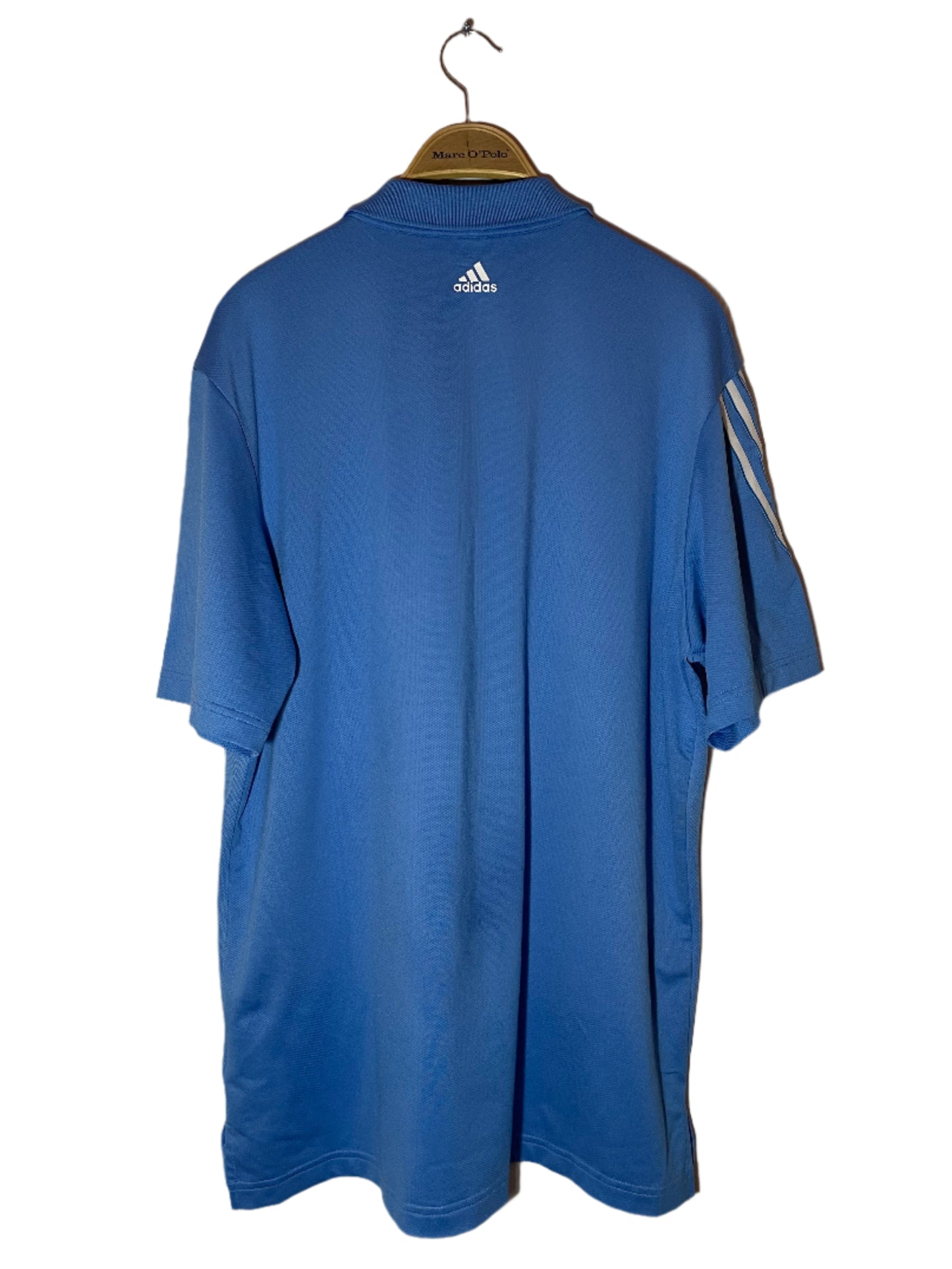 Adidas Blå Piké (XL/XXL)