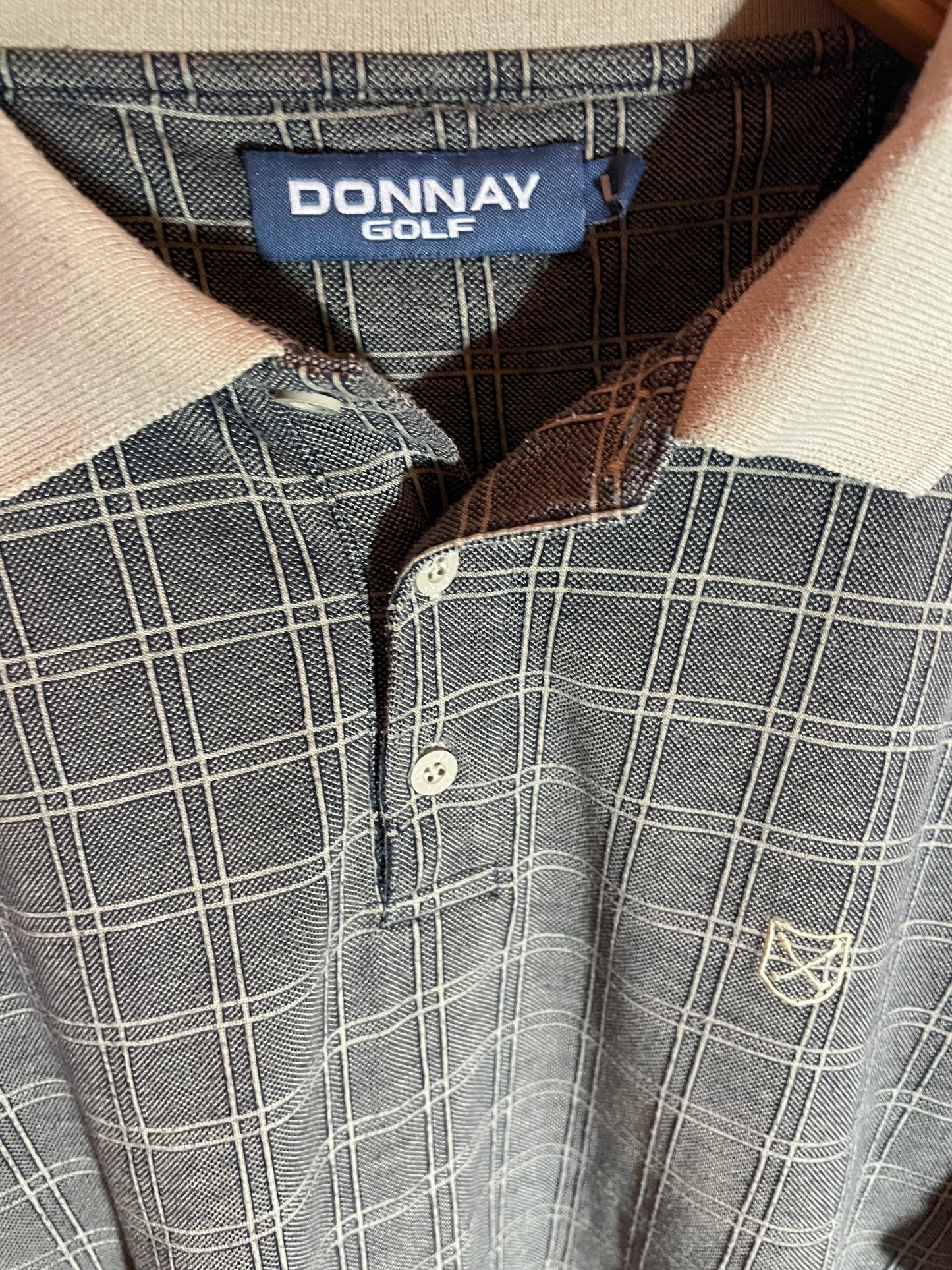 Donnay Vintage Olivgrön/Grå Piké (M/L)
