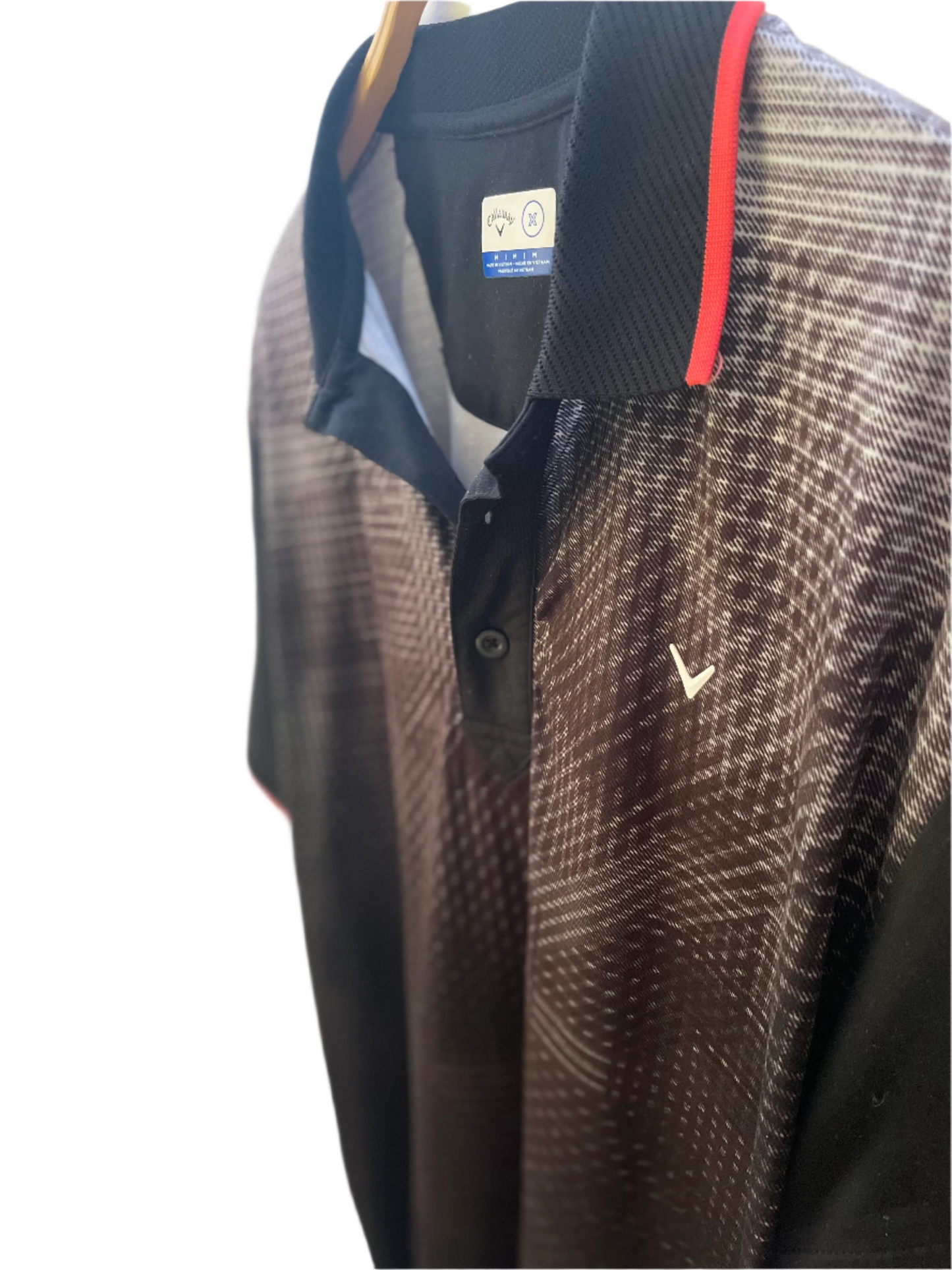 Polo Callaway negro con detalles (S)