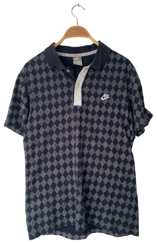 Polo Nike Vintage Azul Gris (M)