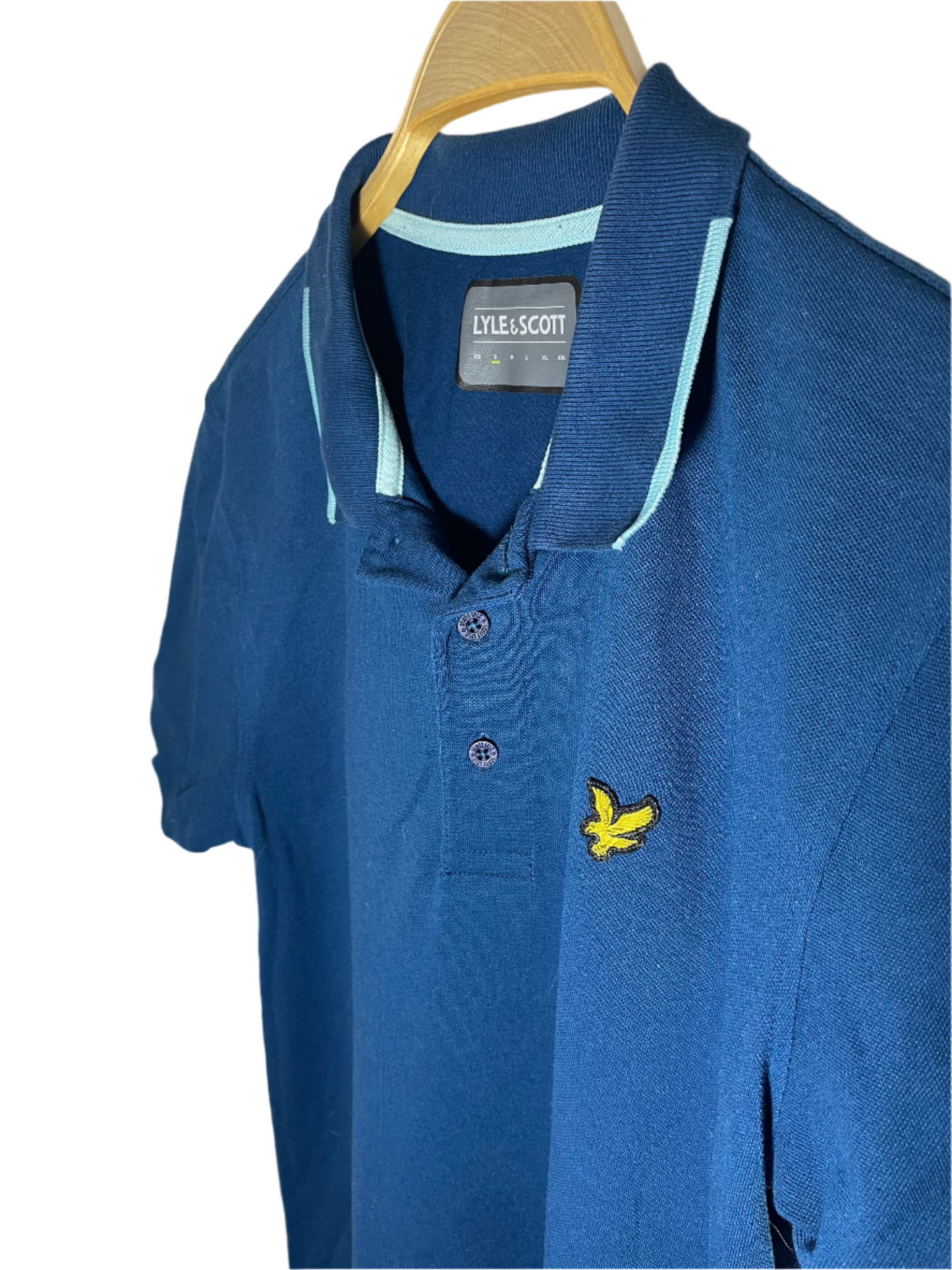Lyle&Scott Blå Piké (S)