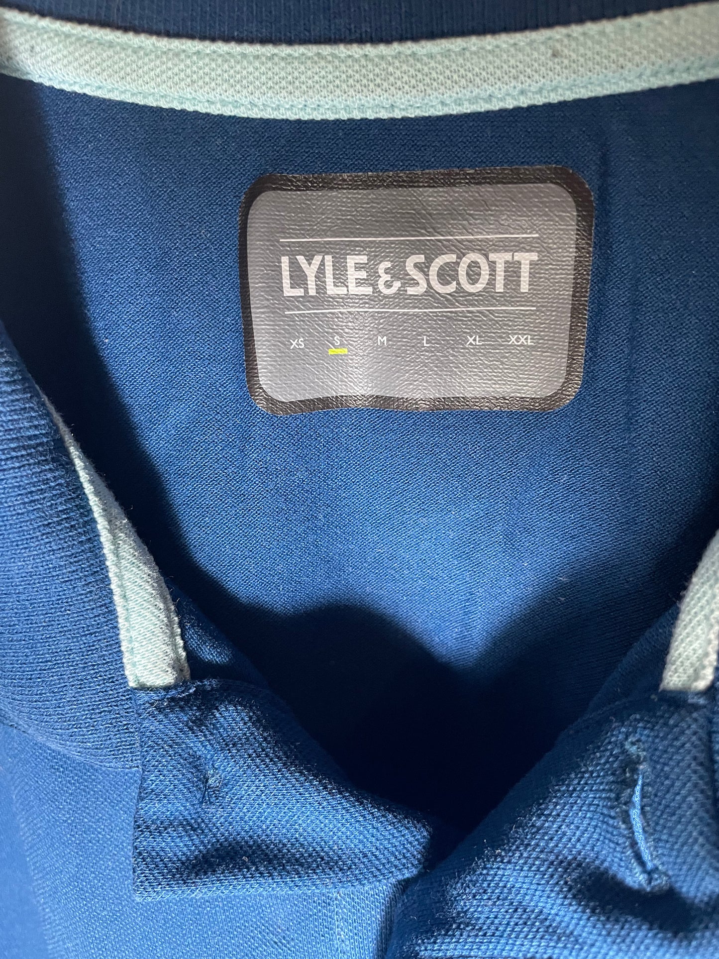 Lyle&Scott Blå Piké (S)